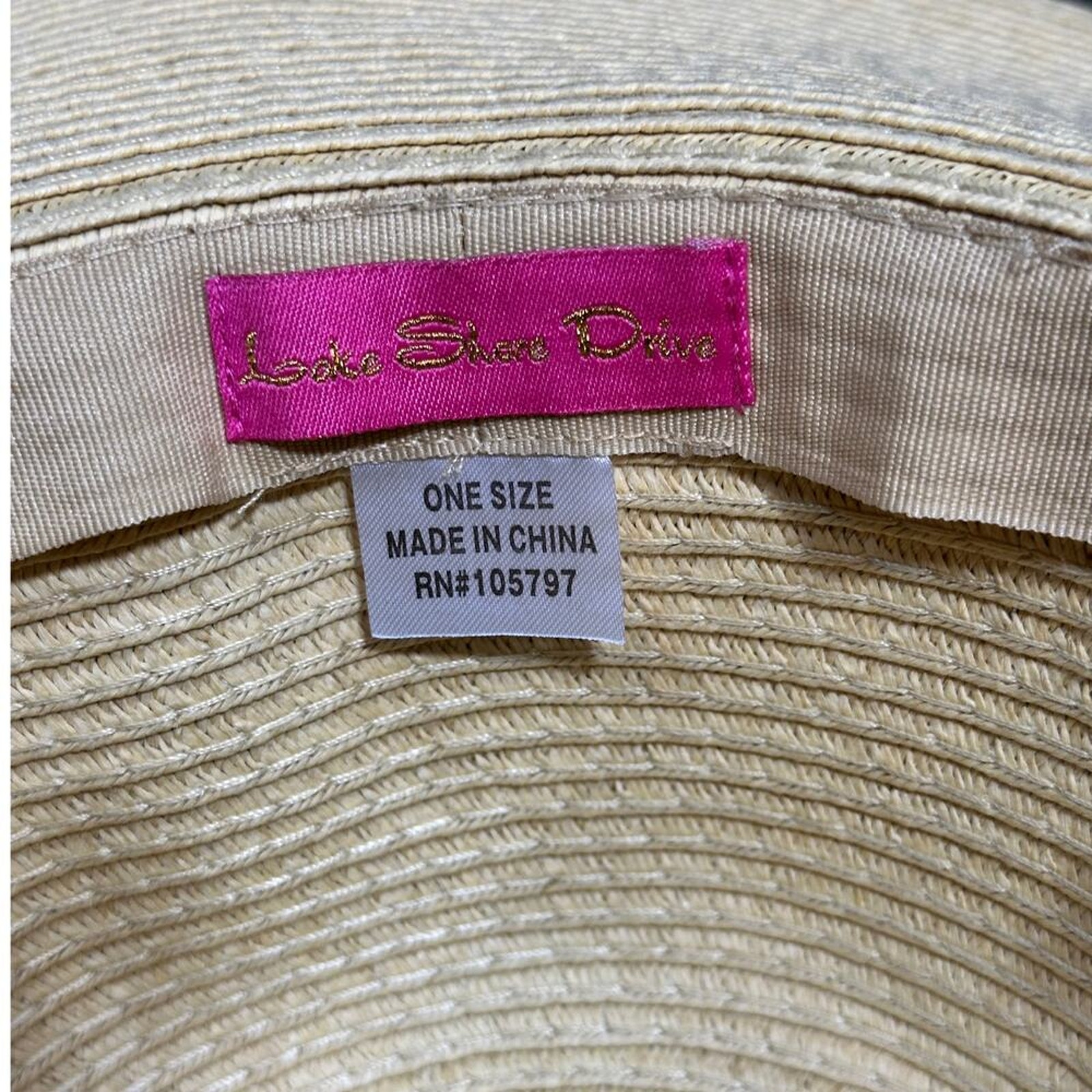 Large Brim Beach Sun Hat "Daydreamer" — image 3 of 8